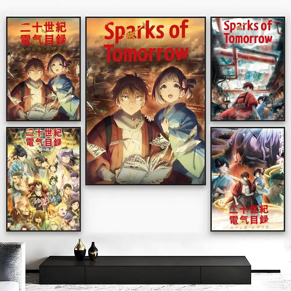 Sparks of Tomorrow Main Character Duo Anime Poster