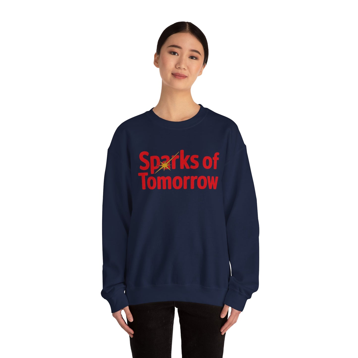 Sparks of Tomorrow Logo Navy Blue Sweatshirt