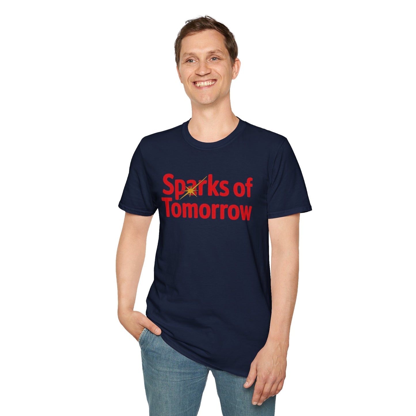 Sparks of Tomorrow Logo Navy Blue T-Shirt