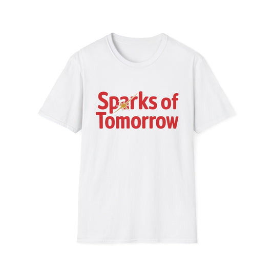 Sparks of Tomorrow Logo White T-Shirt