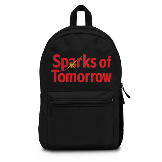 Sparks of Tomorrow Logo Black Backpack