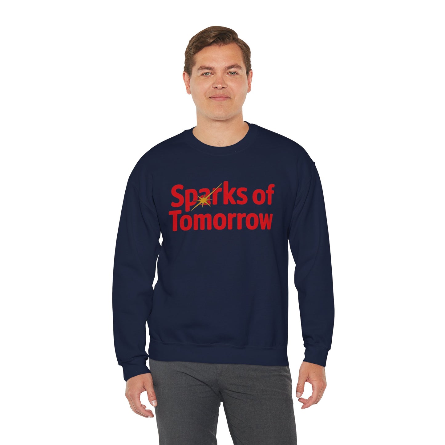 Sparks of Tomorrow Logo Navy Blue Sweatshirt