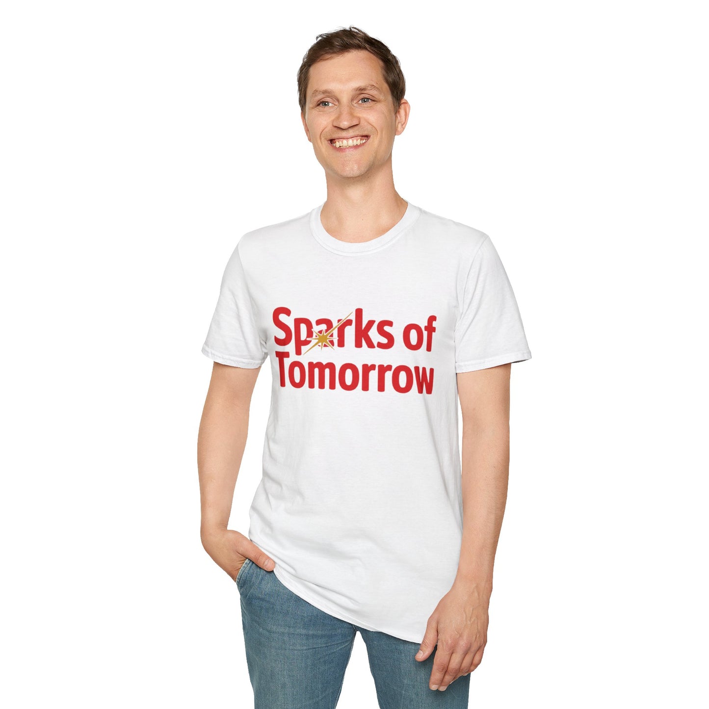 Sparks of Tomorrow Logo White T-Shirt