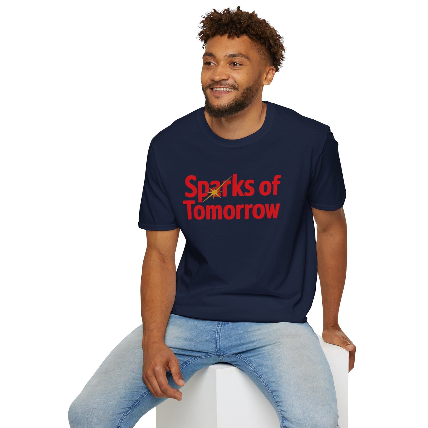 Sparks of Tomorrow Logo Navy Blue T-Shirt