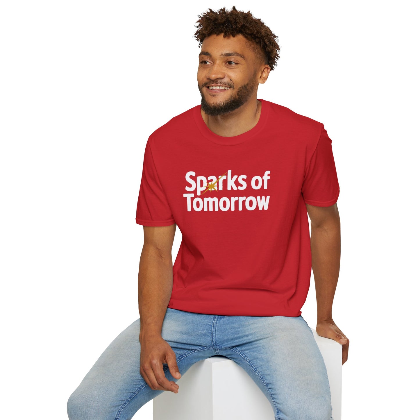 Sparks of Tomorrow Logo Red T-Shirt
