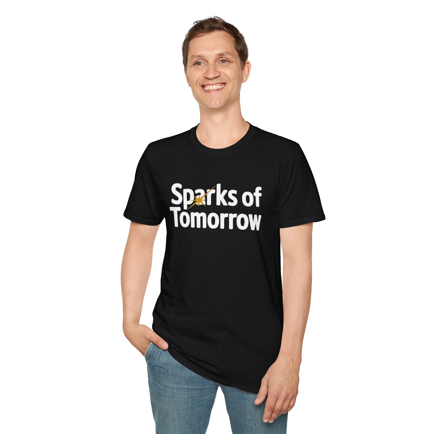 Sparks of Tomorrow Logo Black T-Shirt