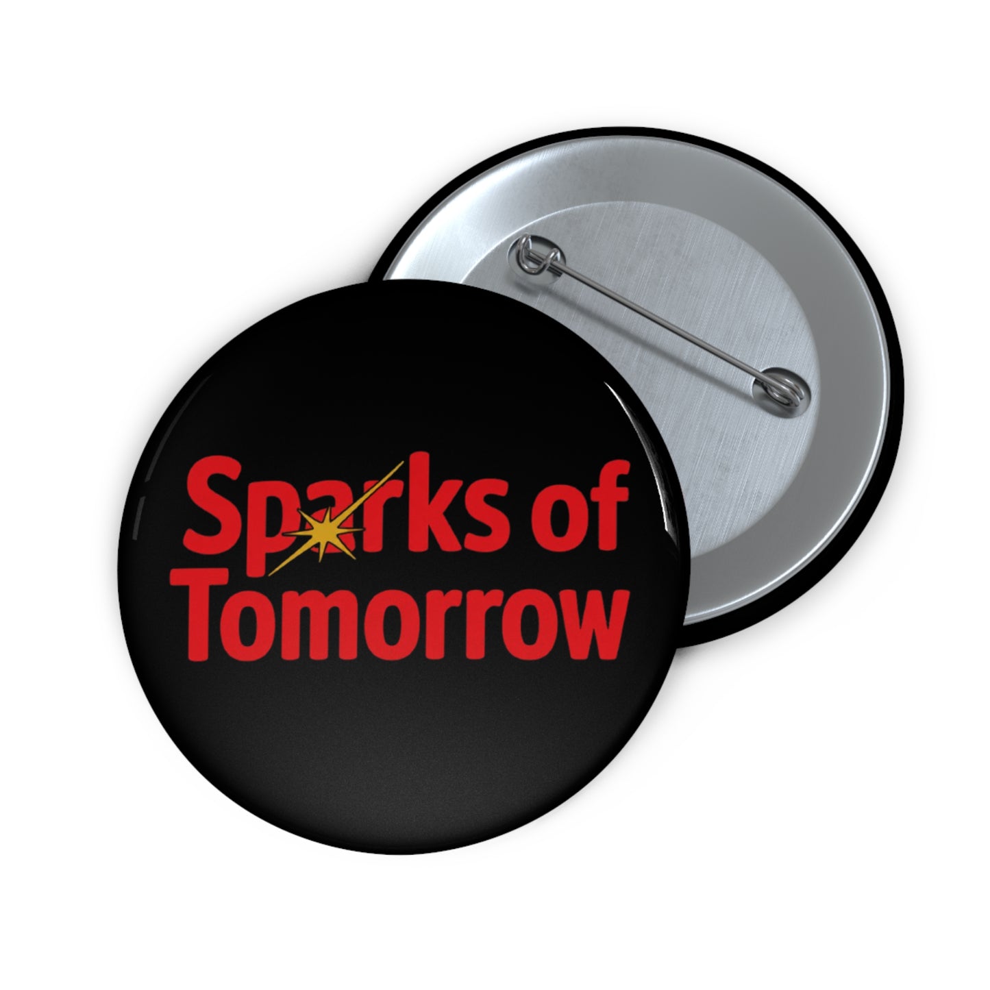 Sparks of Tomorrow Logo Button Pin
