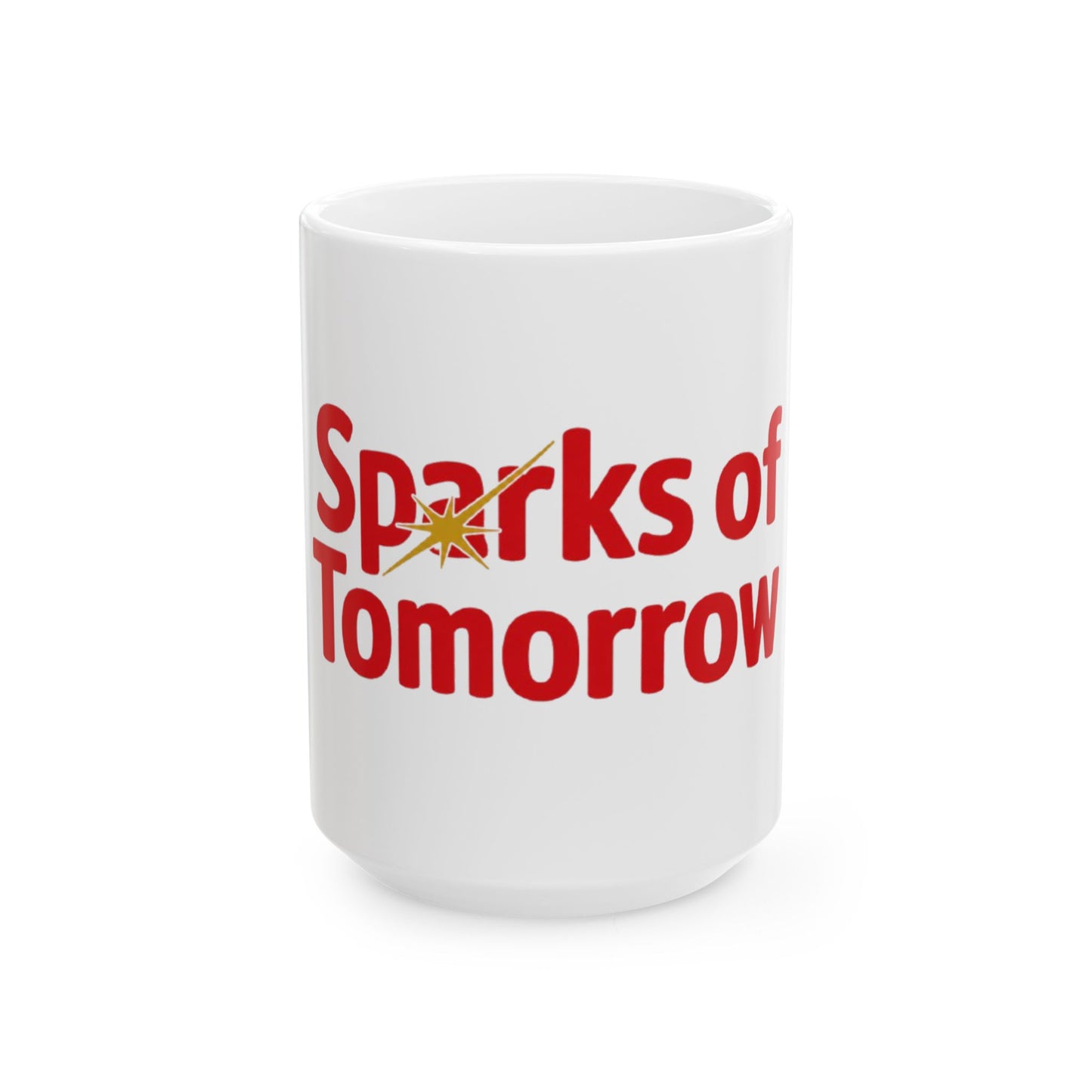 Sparks of Tomorrow Logo White Mug (11oz & 15oz)