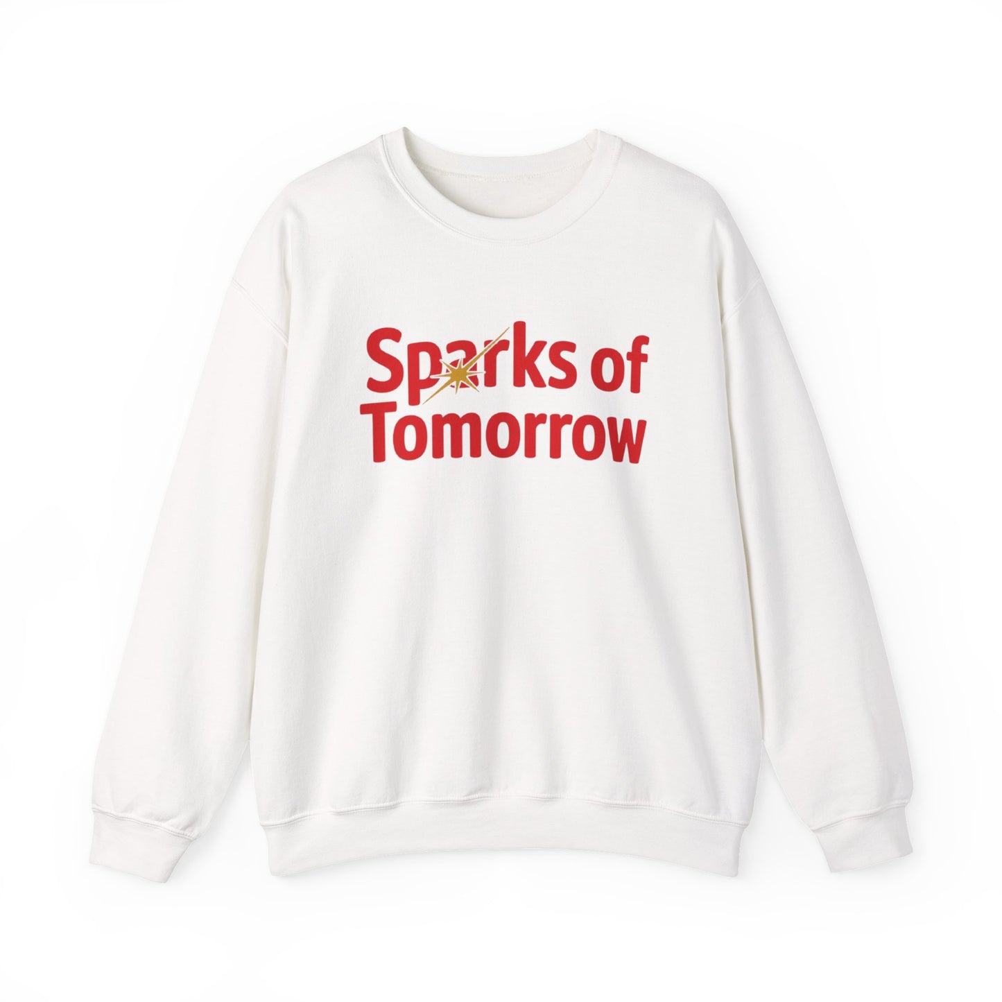 Sparks of Tomorrow Logo White Sweatshirt