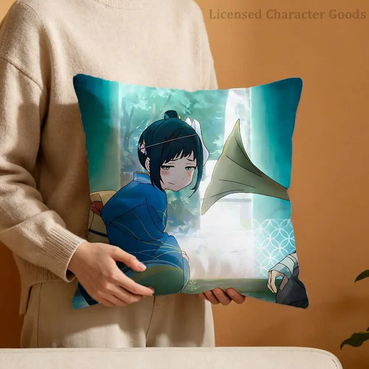 Sparks of Tomorrow Inako Momokawa Gramophone Cushion