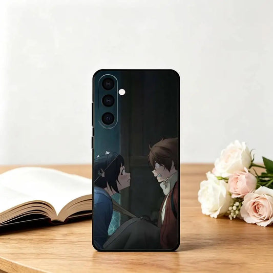 Sparks of Tomorrow Kihachi and Inako Dark Scene Samsung Galaxy Phone Case