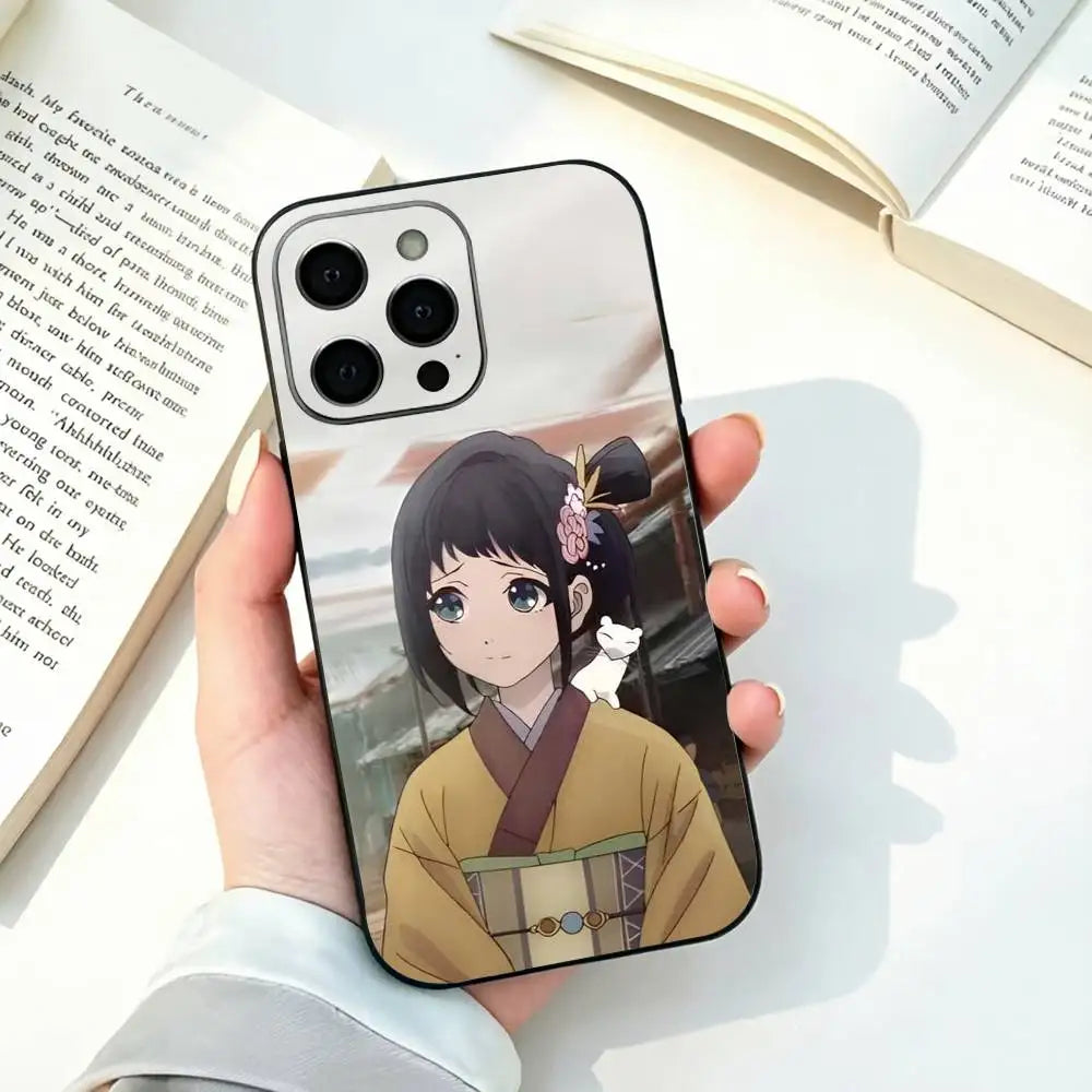 Sparks of Tomorrow Anime Inako Momokawa Traditional Kimono iPhone Case