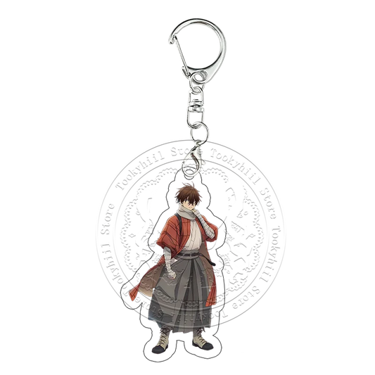Sparks of Tomorrow Kihachi Sakamoto Red Outfit Keychain