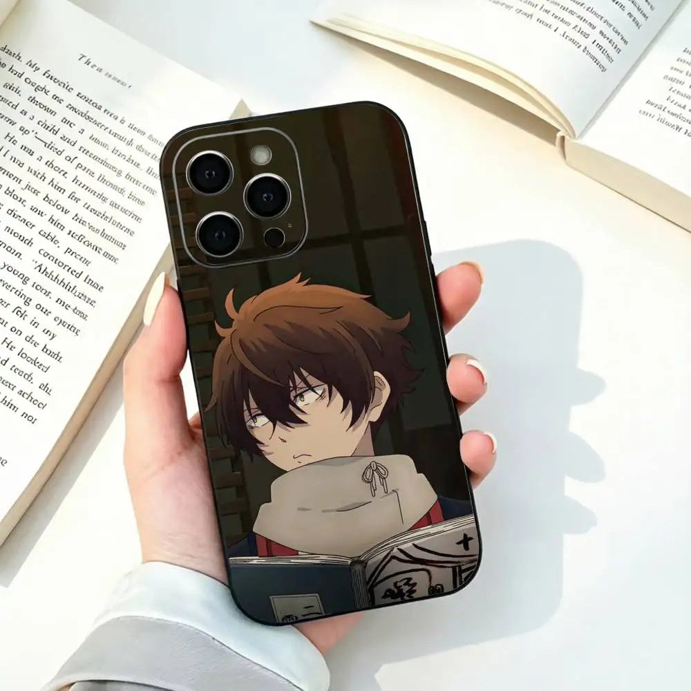 Sparks of Tomorrow Anime Kihachi Sakamoto Reading iPhone Case