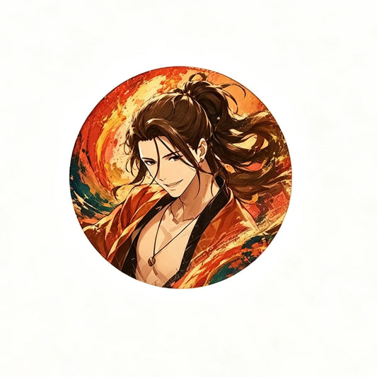 Sparks of Tomorrow Seiroku Sakamoto Button Pin