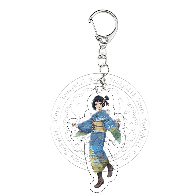 Sparks of Tomorrow Inako Momokawa Blue Kimono Keychain