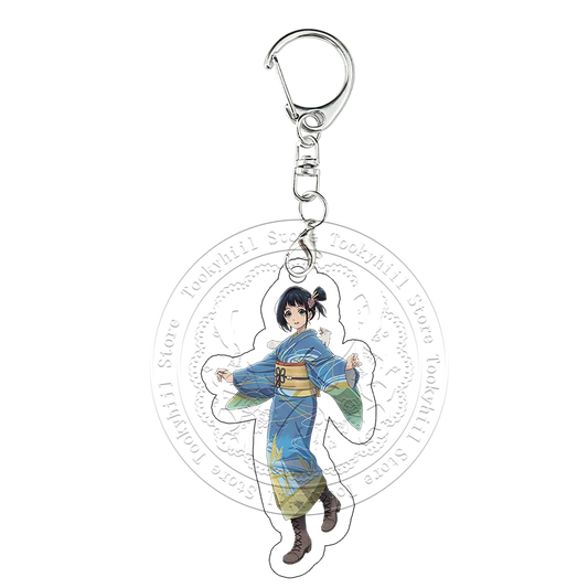 Sparks of Tomorrow Inako Momokawa Blue Kimono Keychain