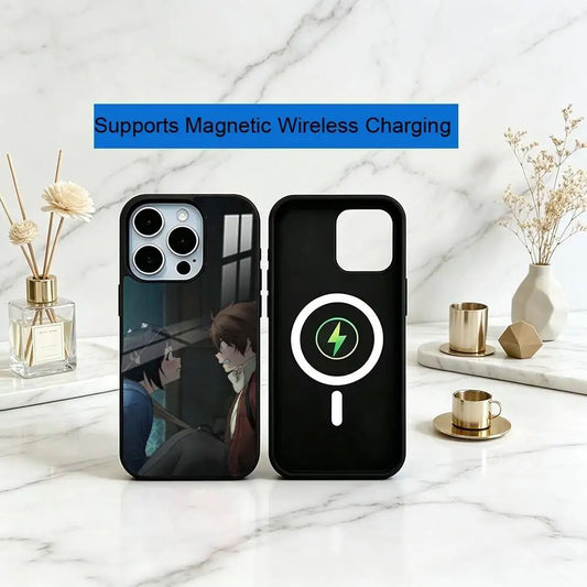 Sparks of Tomorrow Kihachi and Inako Dark Scene MagSafe iPhone Case