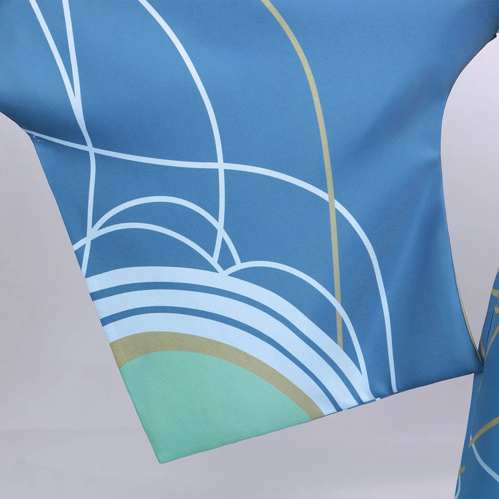 Sparks of Tomorrow Inako Momokawa Blue Kimono Costume