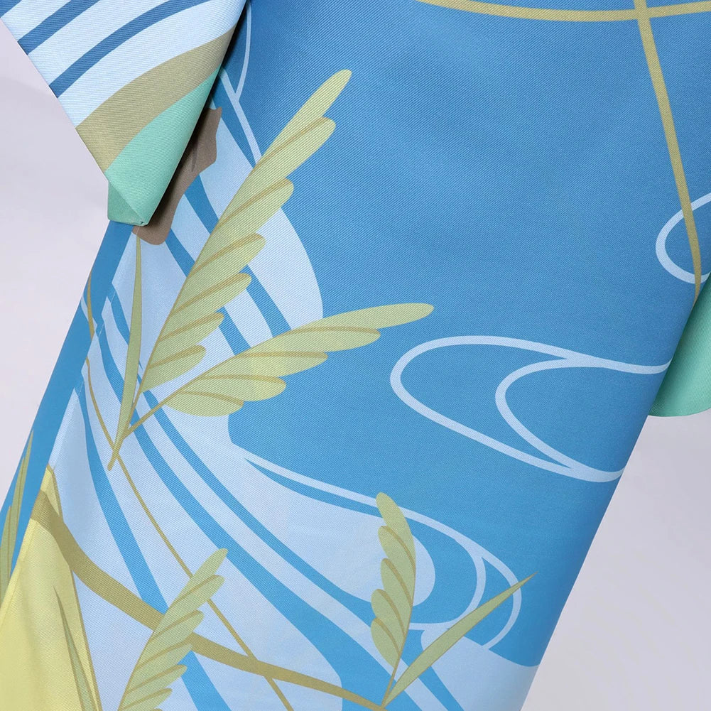 Sparks of Tomorrow Inako Momokawa Blue Kimono Costume