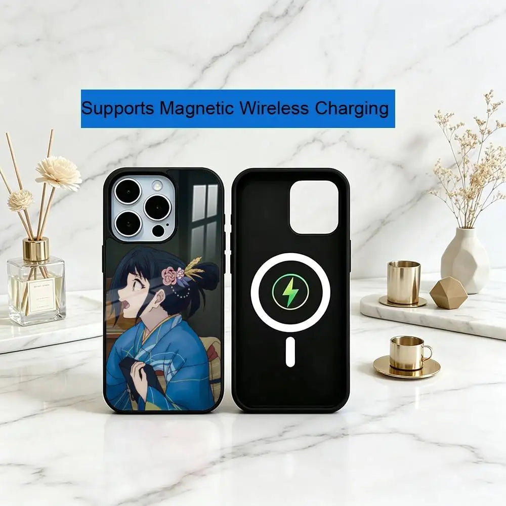 Sparks of Tomorrow Inako Momokawa Blue Kimono MagSafe iPhone Case
