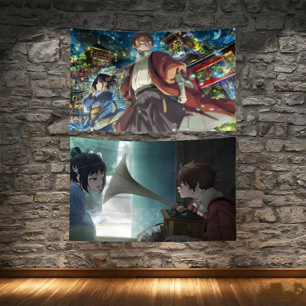 Sparks of Tomorrow Inako Momokawa Reaching Forward Wall Tapestry