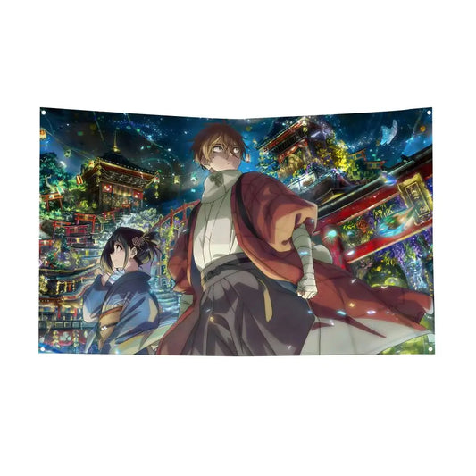 Sparks of Tomorrow Illuminated Shrine Adventure Wall Tapestry