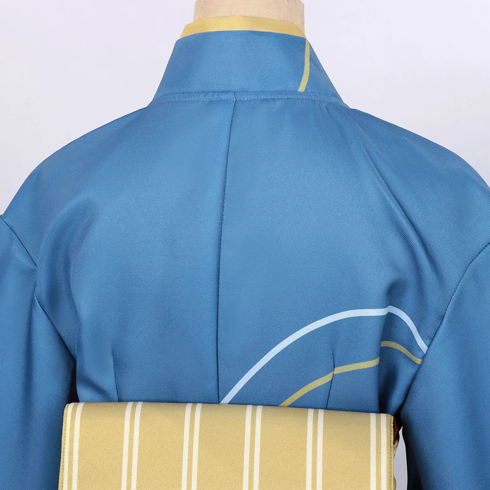Sparks of Tomorrow Inako Momokawa Blue Kimono Costume
