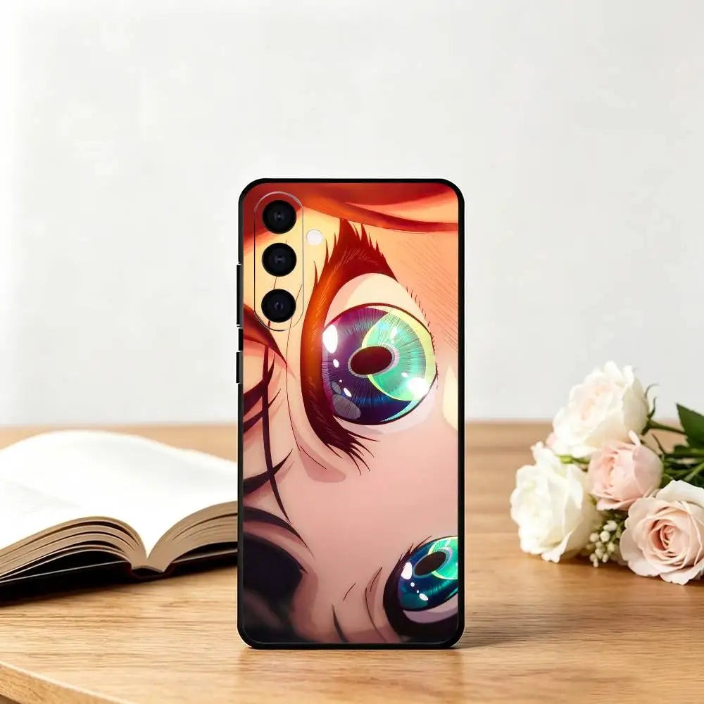 Sparks of Tomorrow Inako Momokawa Eyes Samsung Galaxy Phone Case