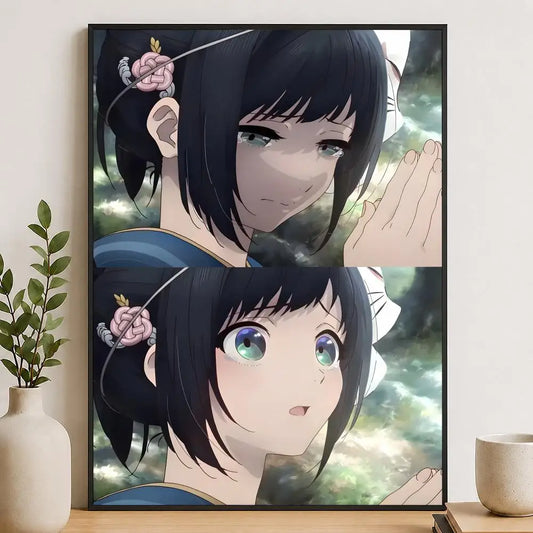 Sparks of Tomorrow Inako Momokawa Tearful Prayer Scene Anime Poster