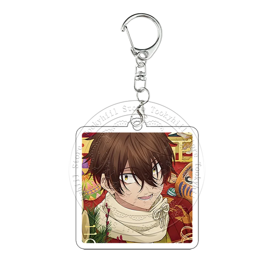 Sparks of Tomorrow Kihachi Sakamoto Golden Eyes Keychain