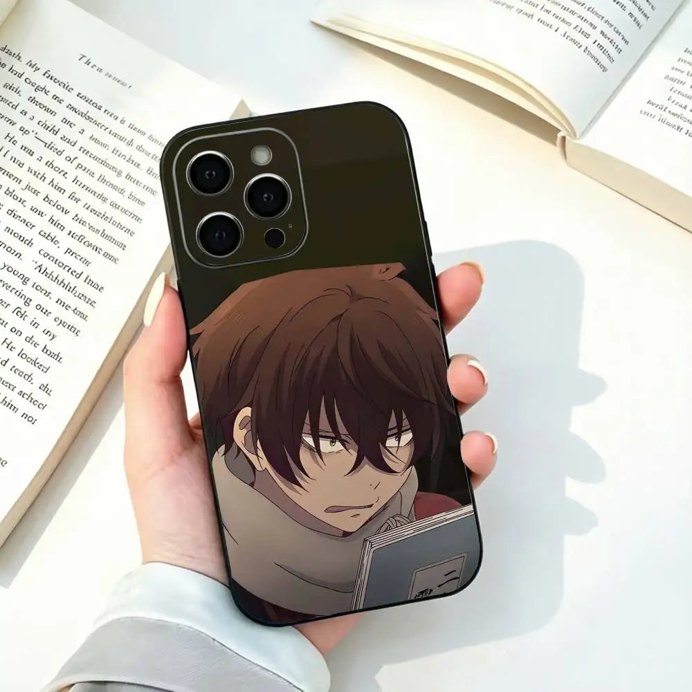 Sparks of Tomorrow Anime Kihachi Sakamoto Close-Up Reading iPhone Case