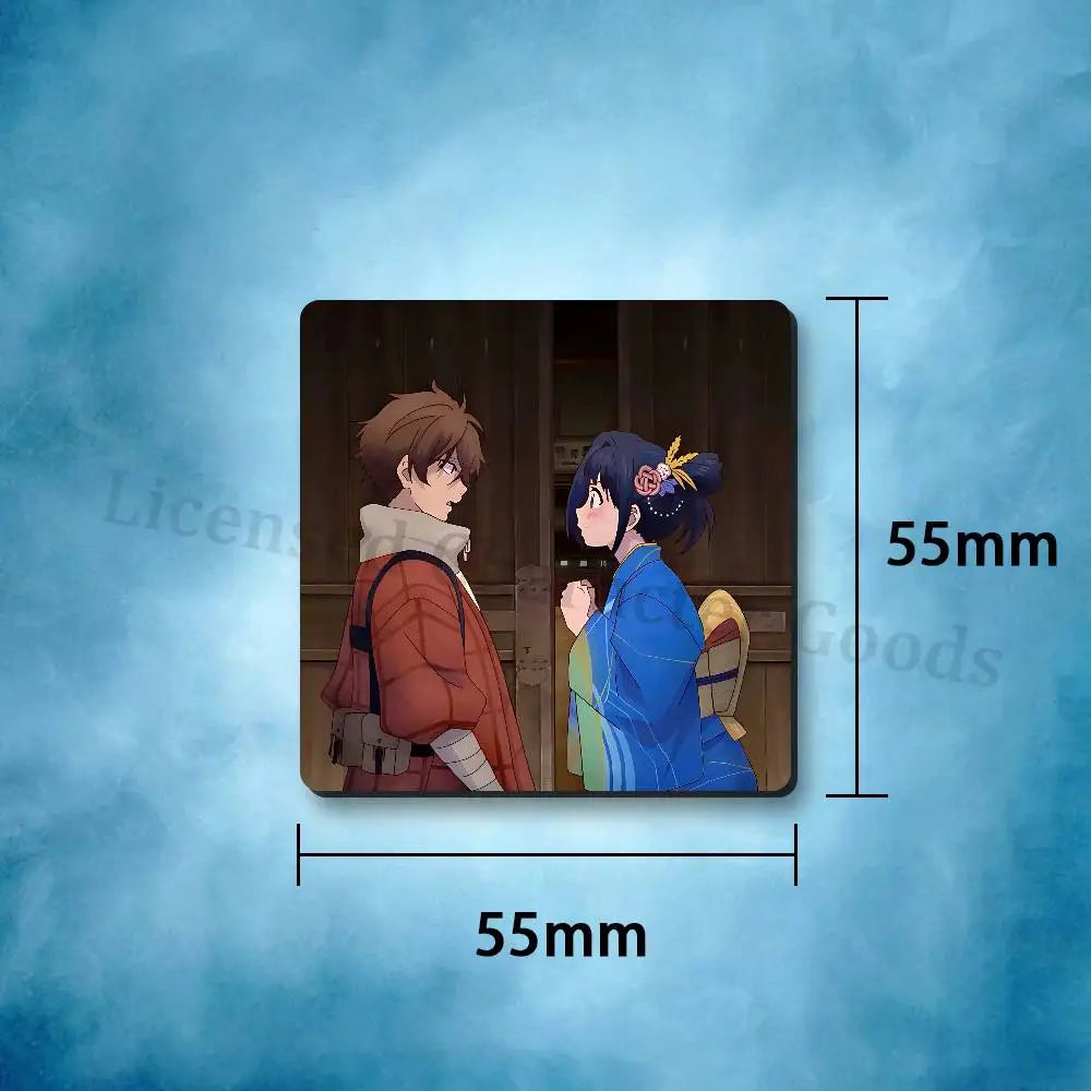 Sparks of Tomorrow Kihachi Sakamoto and Inako Momokawa Refrigerator Magnet