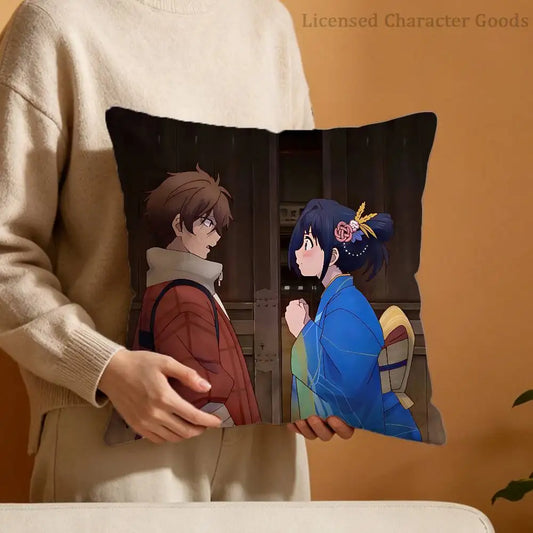 Sparks of Tomorrow Kihachi Sakamoto and Inako Momokawa Cushion