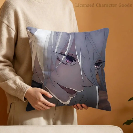 Sparks of Tomorrow Yosuke Mizoe Purple Eyes Portrait Cushion