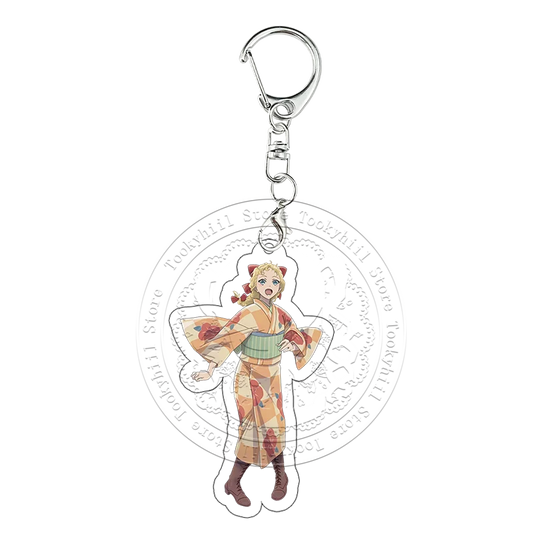 Sparks of Tomorrow Kate Okura Floral Kimono Keychain