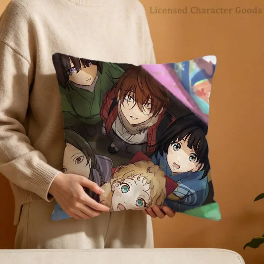Sparks of Tomorrow Kihachi, Inako, Suzu, Kate and Yajiro Cushion
