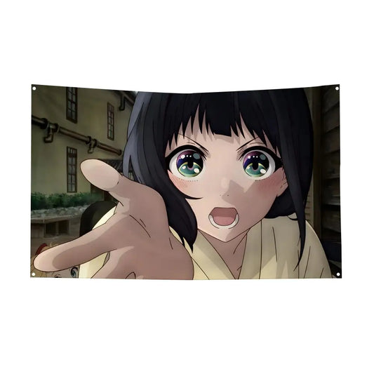 Sparks of Tomorrow Inako Momokawa Reaching Forward Wall Tapestry