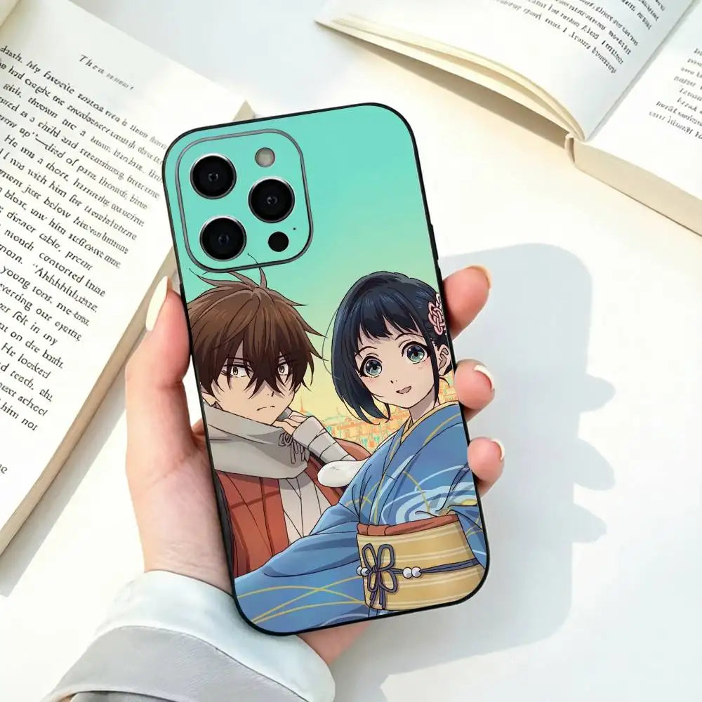 Sparks of Tomorrow Anime Kihachi and Inako iPhone Case